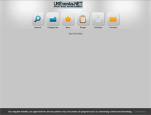 Tablet Screenshot of cds.ukevents.net